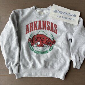 Vintage 90s Arkansas Razorbacks Football Shirt, University of Arkansas Shirt Tee